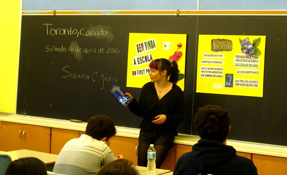 Visita à First Portuguese School, Toronto Visita à First Portuguese School, Toronto