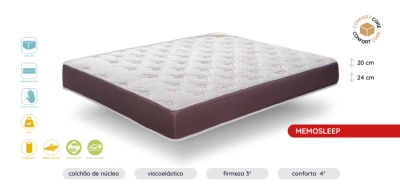 Ergoflex Colchão Viscoelástico Memosleep