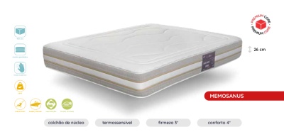 Ergoflex Colchão Viscoelástico Memosanus