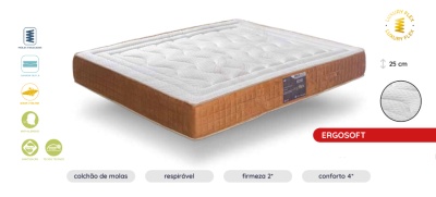 Ergoflex Colchão Molas Ensacadas Ergosoft