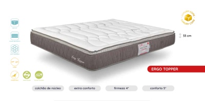 Ergoflex Colchão Viscoelástico Ergo Topper