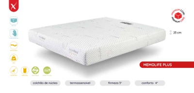 Ergoflex Colchão Viscoelástico Memolife Plus