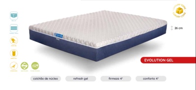 Ergoflex Colchão Viscogel Evolution Gel