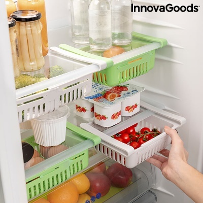 Organizador de Frigorífico Ajustável Friwer InnovaGoods 2 Unidades