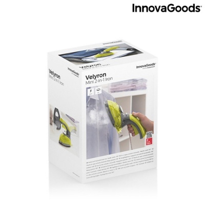 Mini Ferro a Vapor Vertical e Horizontal 2 em 1 Velyron InnovaGoods 800 W