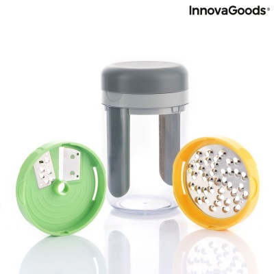 Cortador de Legumes em Espiral e Ralador com Receitas Vigizer InnovaGoods