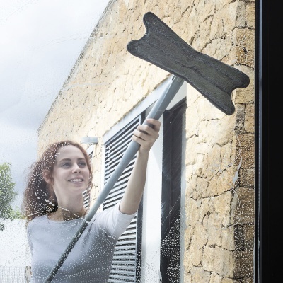 Esfregona de Microfibra Autodrenante Tipo X Twop InnovaGoods