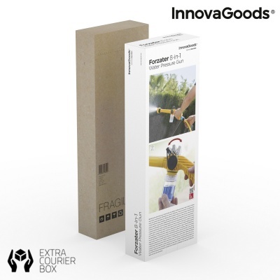 Pistola de Água de Alta Pressão 8 em 1 com Tanque Forzater InnovaGoods