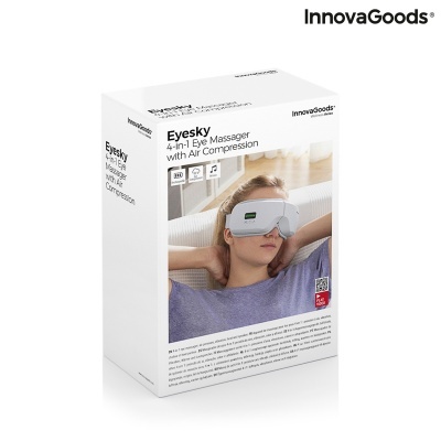 Aparelho de Massagem Ocular com Compressão de Ar 4 em 1 Eyesky InnovaGoods