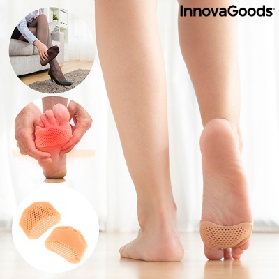 Almofadas Metatarsais de Gel de Silicone SilStep InnovaGoods 2 Unidades