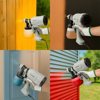 Pistola Elétrica para Pintar Spraint InnovaGoods 1 L 500 W