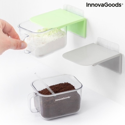 Recipientes de Cozinha Adesivos e Amovíveis Handstore InnovaGoods 2 Unidades