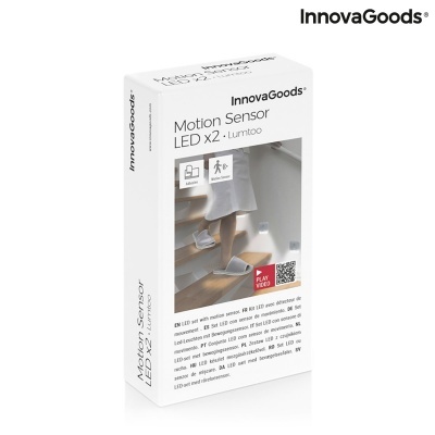Luz LED com Sensor de Movimento Lumtoo InnovaGoods 2 Unidades