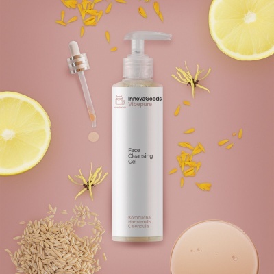 Gel de Limpeza Facial Kombucha Vibepure InnovaGoods 200 ml