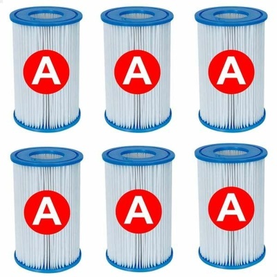 Filtro para Depurador Intex Tipo A 6 Unidades