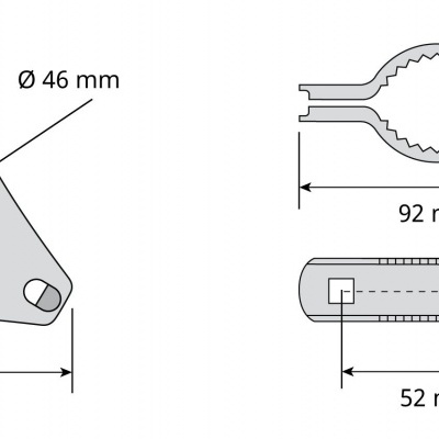 Televes Placa/braçadeira espias Zinco+RPR  2408