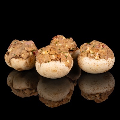 Cogumelos com Alheira