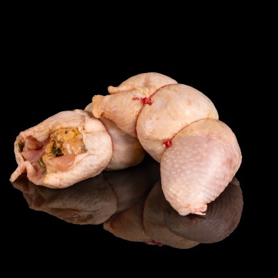 Pernas de Frangos Recheadas com Farinheira e Cogumelos