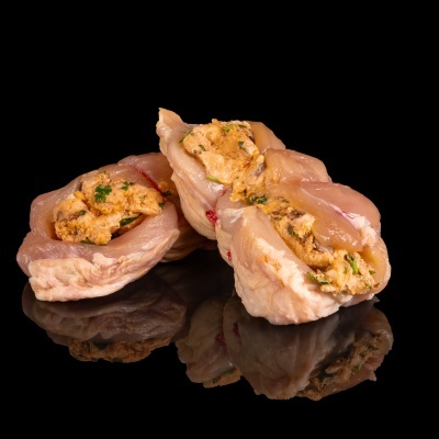 Peitos de Frango Recheados com Farinheira e Cogumelos