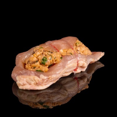 Peitos de Frango Recheados com Farinheira e Cogumelos