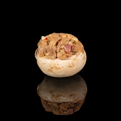 Cogumelos com Alheira