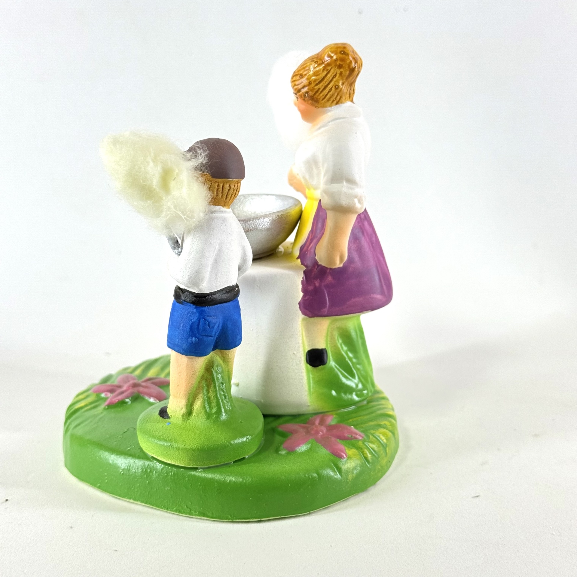 Vendedora de algodão doce