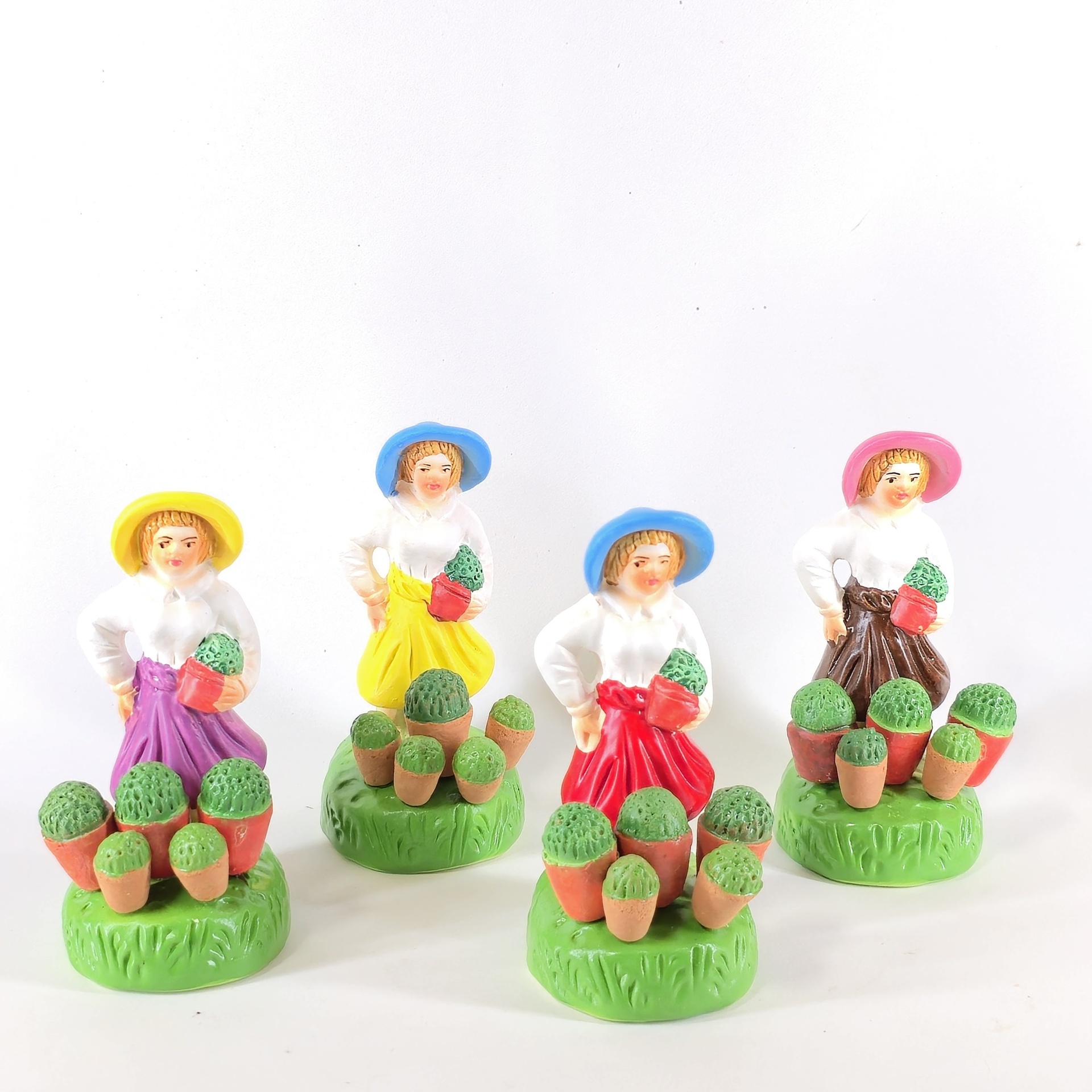 Vendedoras de Manjericos no chão