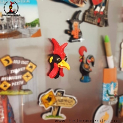 GALO ÍMAN em Cerâmica Artesanal