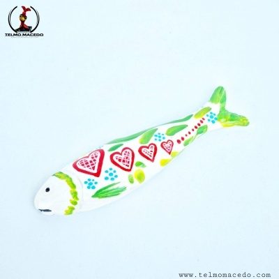 Sardinhas Brancas Íman cores tradicionais