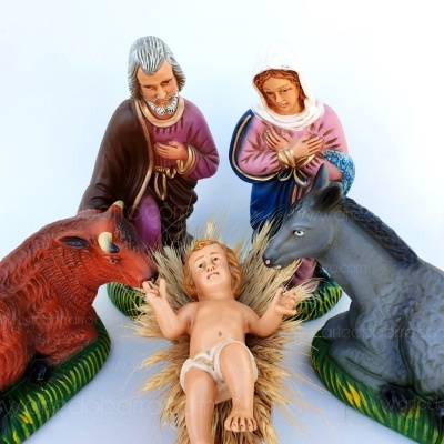 Conjunto de 8 Peças do Presépio em Cerâmica