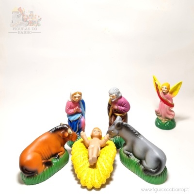 Presépio Completo Tradicional Português em Cerâmica