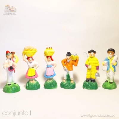 12 Figuras Complementares para o Presépio ou Cascata de São João