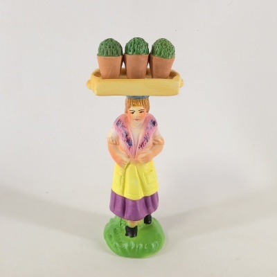 Vendedoras de Manjericos no Tabuleiro à Cabeça