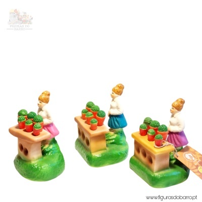 Vendedoras de Manjericos na Banca