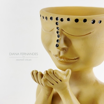 Jarra mini em cerâmica