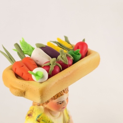 Vendedoras de Legumes no Tabuleiro à Cabeça