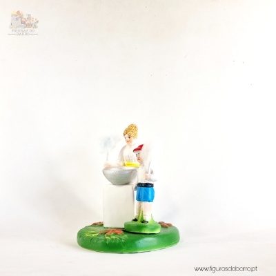 Vendedora de algodão doce