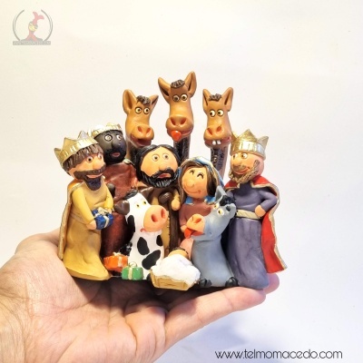 Mini Família Presépio