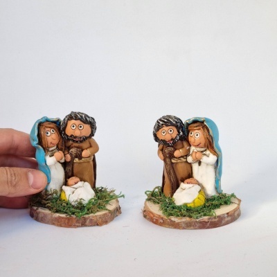 MINI Presépio Artesanal em cerâmica