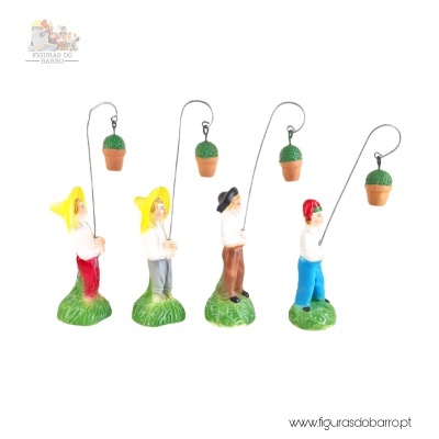 Homem com Manjericos