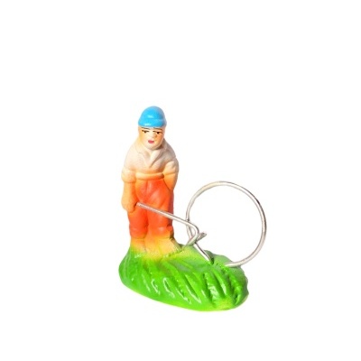 Meninos a brincar ao jogo do arco