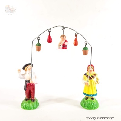 Casal Traje Vianense com Arcos Santos Populares