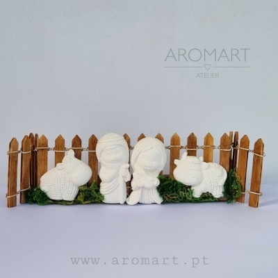 Presépio em gesso perfumado / Nativity Scene