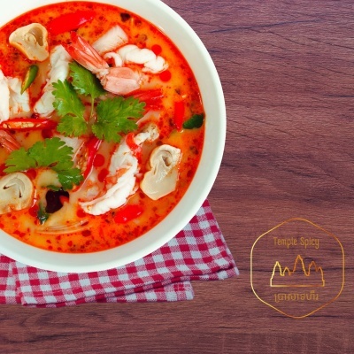 Sopa Tom Yum de Marisco