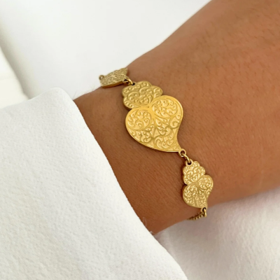 Pulseira Corações de Viana