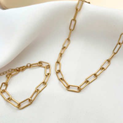 Corrente Dourada - Pulseira/Colar