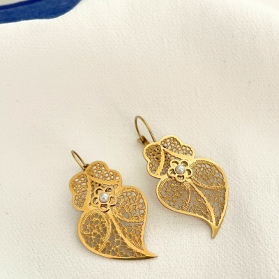 Brincos Coração de Viana