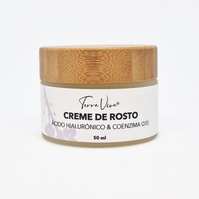 Creme de Rosto Ácido Hialurónico &  Coenzima Q10