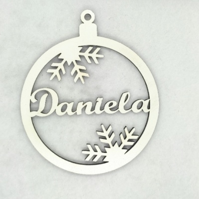 Bola de Natal em mdf