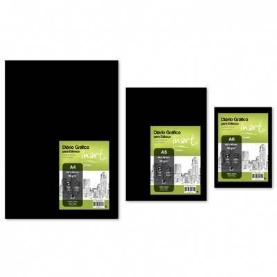 Diário Gráfico Esboço 110gr 80fls Inart
